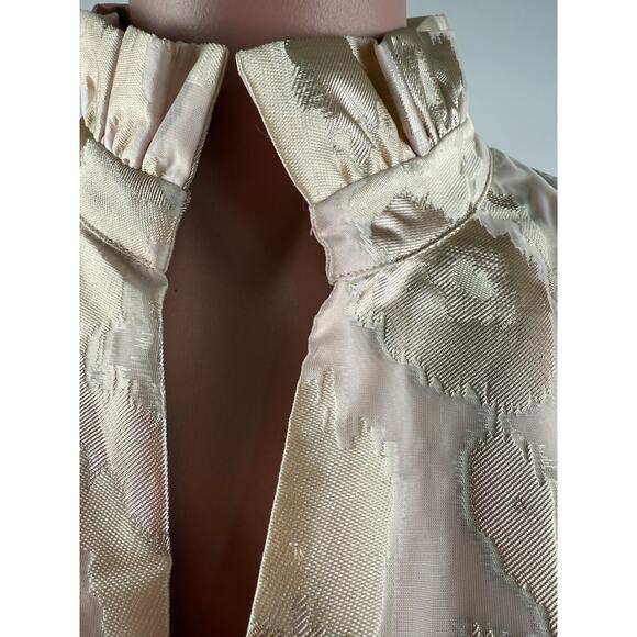 Tuckernuck Champagne Fil Coupe Palmerston Ruffle Collar Ivory Dress  Size XL - Picture 5 of 16